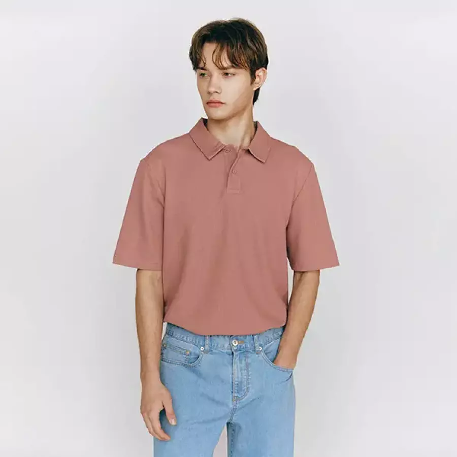 텍스쳐드 폴로티 10015521/015521