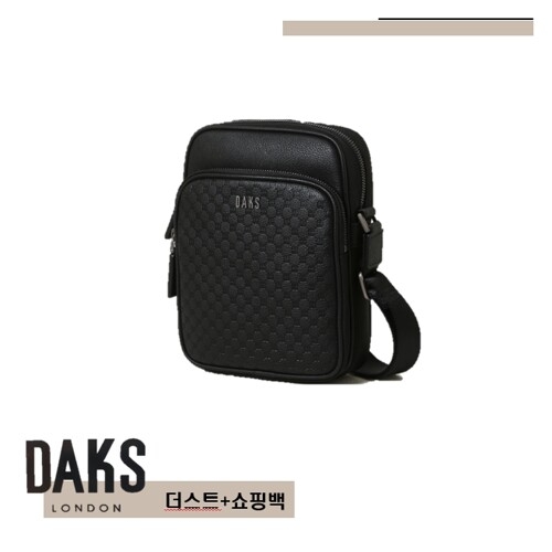 닥스 블랙 DD 패턴 미니 크로스백_DBBA4F014BK_이미지