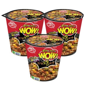 오뚜기 WOW 고기 열라면 80g (3개)_이미지