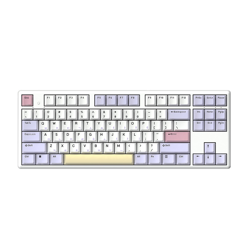 한성컴퓨터 GK893B PRO 염료승화 EDITION 유무선 무접점 (Purple Heart)_이미지