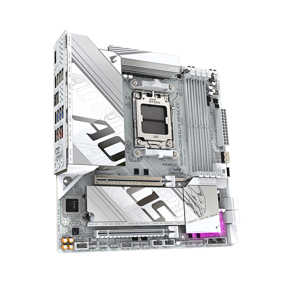 GIGABYTE B850M AORUS ELITE WIFI6E ICE 제이씨현 (중고)_이미지