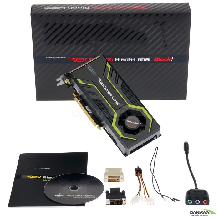 Rextech 블랙라벨 지포스 GTS250 Block 512MB_이미지