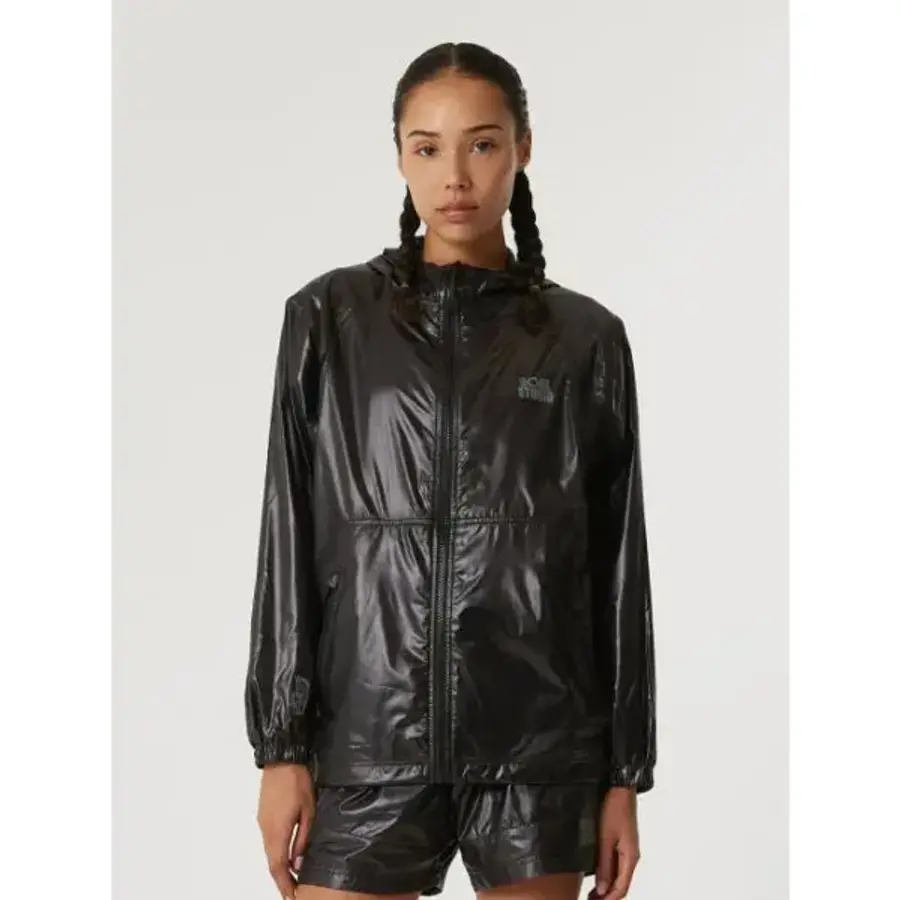 골스튜디오 GOALSTUDIO GLOSSY HOODED LIGHTWEIGHT JACKET-BLACK 598060