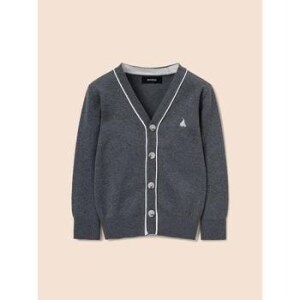 빈폴 KIDS Essential 면 브이넥 카디건 애쉬 BI515AUE14