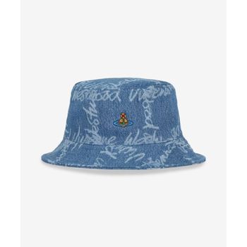 VIVIENNE 비비안 로고 버킷햇 블루 81020009W014IK306 3293604