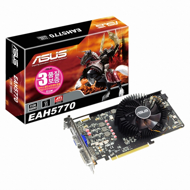 ASUS �󵥿� HD 5770 EAH5770 D5 512MB