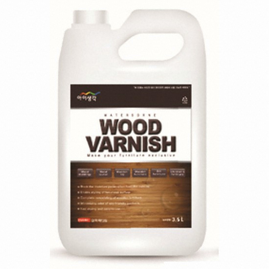 삼화페인트  아이생각 수성 우드 바니쉬 (3.5L)