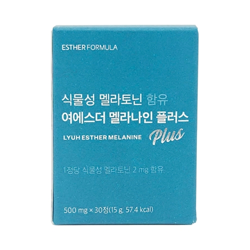 에스더포뮬러 여에스더 멜라나인 플러스 500mg 30정 (6개)