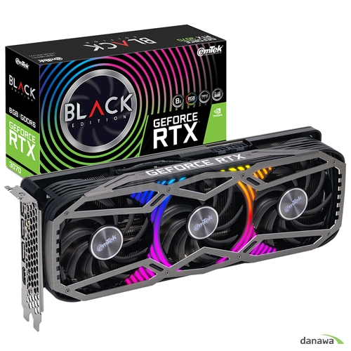 이엠텍 지포스 RTX 3070 BLACK EDITION D6 8GB_이미지