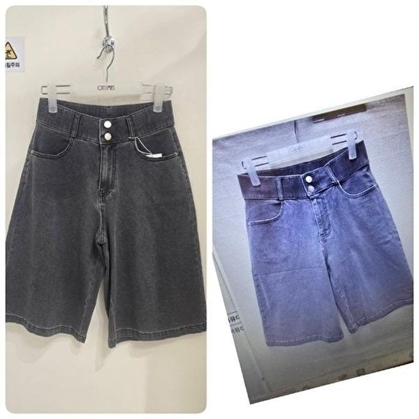 오프리미츠 MG01 최종가인하트렌드한 쿨버뮤다5부 허리풀밴딩진그레이데님청와이드반 48365960