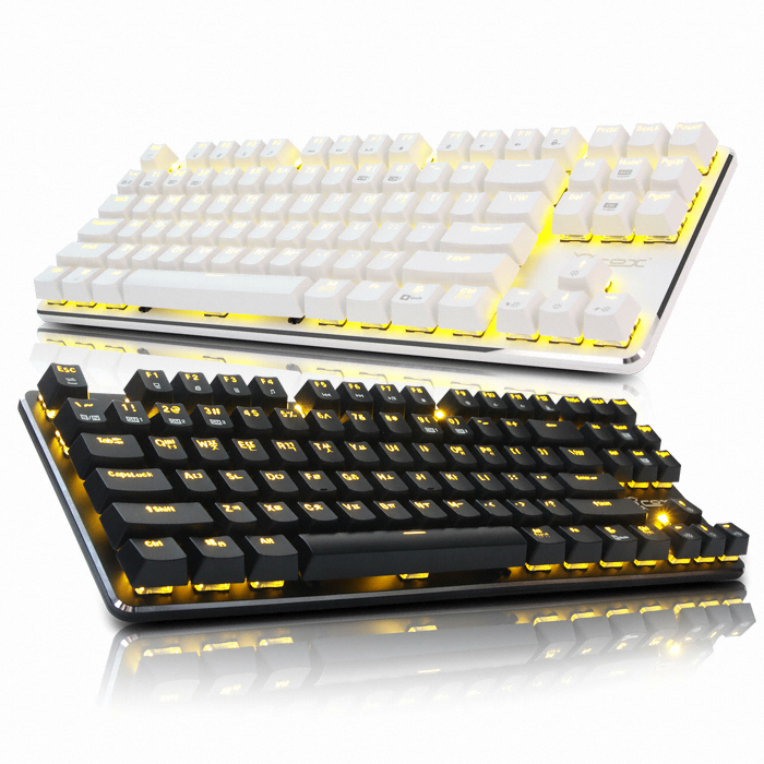 COX CK200 카일 광축 교체축 완전방수 LED 텐키리스 (화이트, 클릭)_이미지