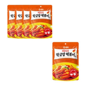 샘표 매콤달콤 학교앞 떡볶이 125g 5개