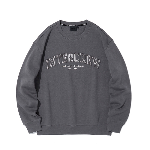 인터크루 남 데끼아플리케맨투맨 ITY4TM02ADG_CC