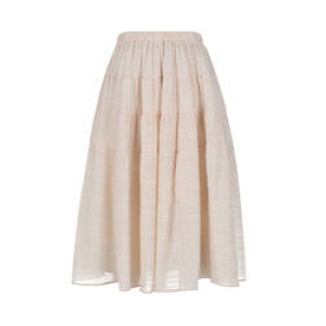 숲 티어드 플레어 롱 스커트 SB3SRF1 6113344 FFF PINK 81_이미지