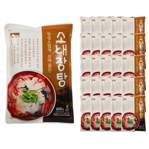 고향식품 옛맛 소내장탕 600g 25개 냉동식품 밀키트 업소용 식당용 해장국 즉석국 25개_이미지
