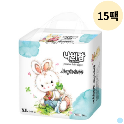 나비잠 매직소프트 팬티형 5단계 특대형-공용 (390매)