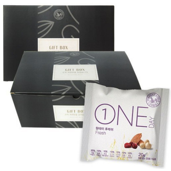 산과들에 한줌견과 원데이 후레쉬 20g 50개입 선물세트 (1개)