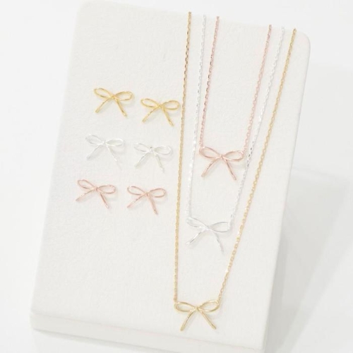 브이와이 여자 라인 리본 주얼리 세트_A31101