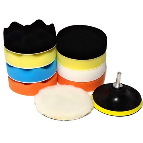 전동드릴 광택패드 4인치 11종 세트