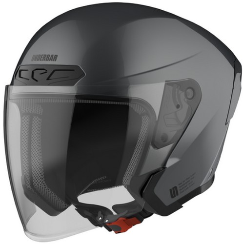 언더바 U-03 메탈릭 그레이 헬멧_이미지