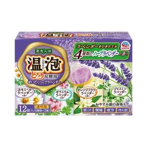 바스로망 온포 라벤더 탄산발포 12정 탄산입욕제 온포라벤더-12정_이미지