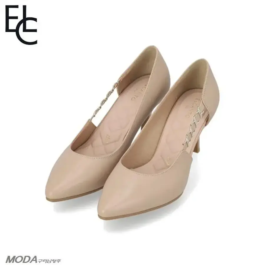 엘칸토 경량 쿠션UP 구두 7CM 여성 펌프스 1XWD64XZ_GN