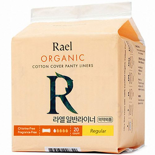 라엘 유기농 순면커버 레귤러 팬티라이너 20개