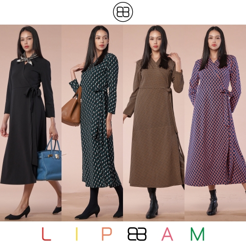 립밤 Lipbbam 시그니처 플레어 랩원피스1종_이미지