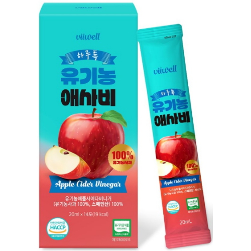 하루톡 유기농 애사비 280ml (20ml x 14포)