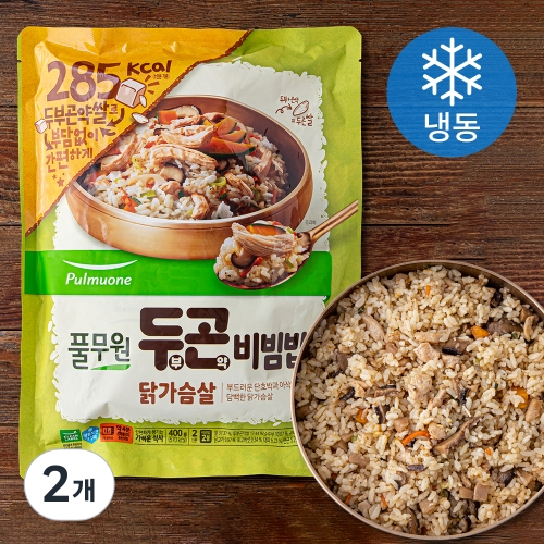 풀무원 두부곤약비빔밥 닭가슴살 400g (2개)_이미지