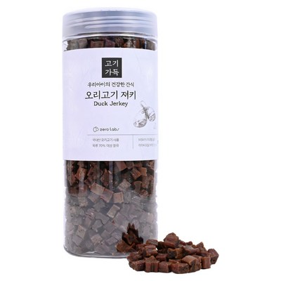 제로랩스 고기가득 오리고기 져키 1kg (2개)