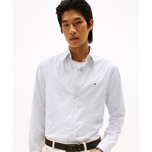 타미힐피거 TOMMY HILFIGER Asian regular fit 옥스포드 스트라이프 셔츠 T12F6WSH014MT20A5 T12..