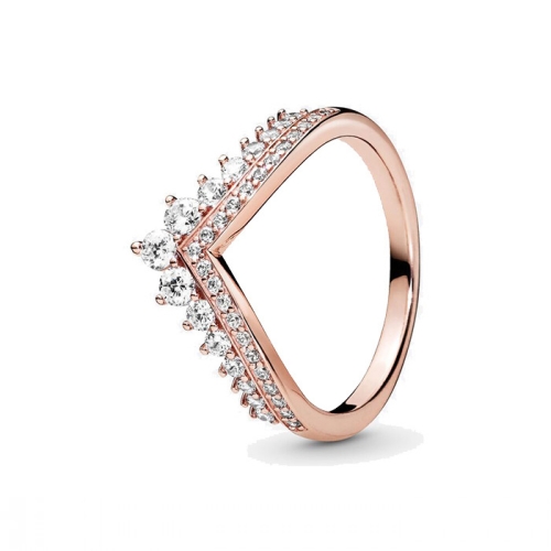 프린세스  판도라 반지 PANDORA   WISHBONE 187736CZ