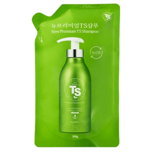 TS 뉴 프리미엄 TS 샴푸 리필 500g (2개)_이미지