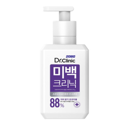 2080 닥터크리닉 펌핑 미백 치약 275g이미지입니다. 누르면 해당 게시물로 새창이동합니다.