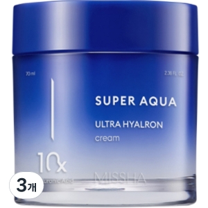 미샤 수퍼 아쿠아 울트라 히알론 크림 70ml 3개_이미지