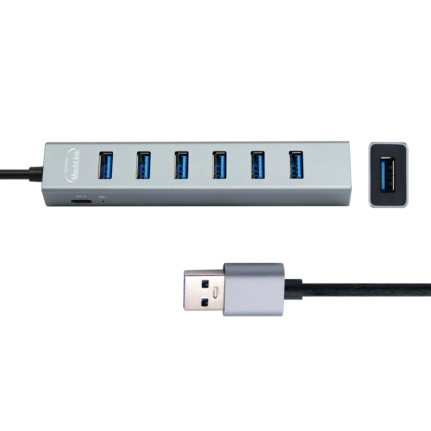 마하링크 ML-UH308 (7포트/USB 3.0)_이미지
