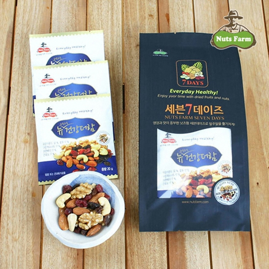 넛츠팜 뉴 하루하루 건강더함 세븐데이즈 20g (7개)