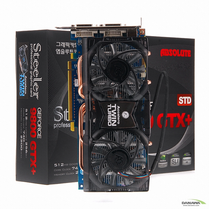 앱코 지포스 9800GTX+ Steeler STD 512MB TwinTurbo_이미지