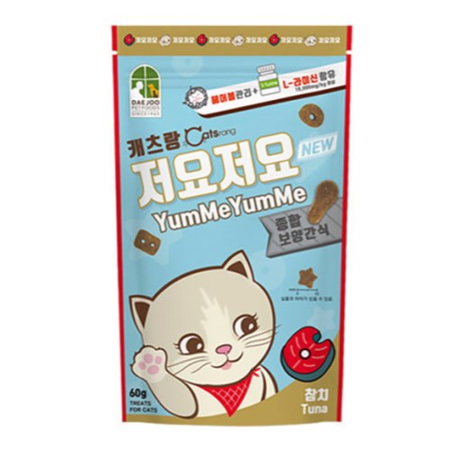 대주펫푸드 캐츠랑 저요저요 참치 60g (12개)