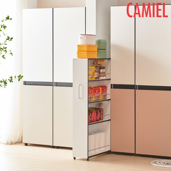 까미엘 펠로 E0 LPM 이동식 틈새 수납장 1200_이미지