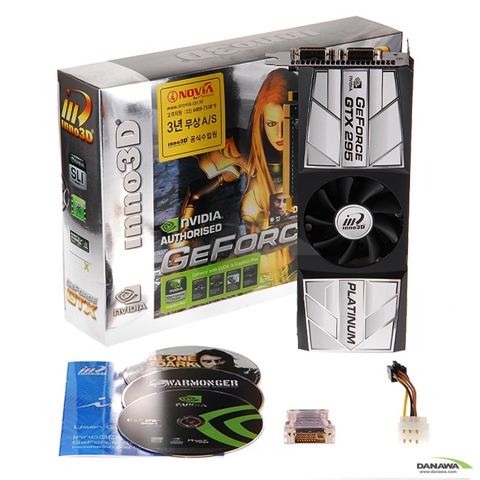 INNO3D 지포스 GTX295 PLATINUM D3 1.8GB_이미지