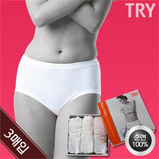 쌍방울 트라이(TRY) 순면 삼각 팬티 TWPTB01