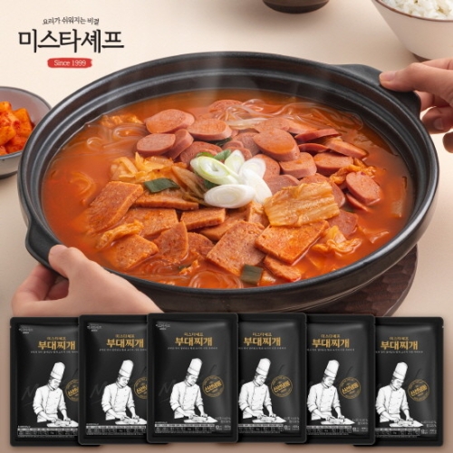 태종에프디 미스타셰프 부대찌개 600g (6개)