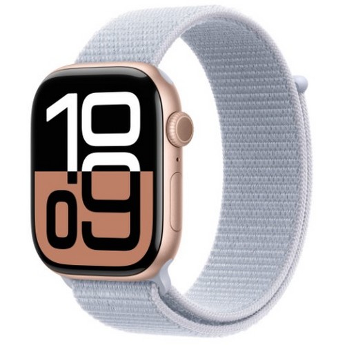 APPLE 워치 시리즈10 46mm 로즈골드 알루미늄 (스포츠루프)_이미지