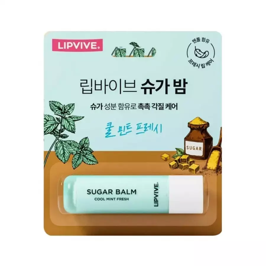 애경 립바이브 슈가밤 쿨민트 프레시 4.8g (1개)_이미지