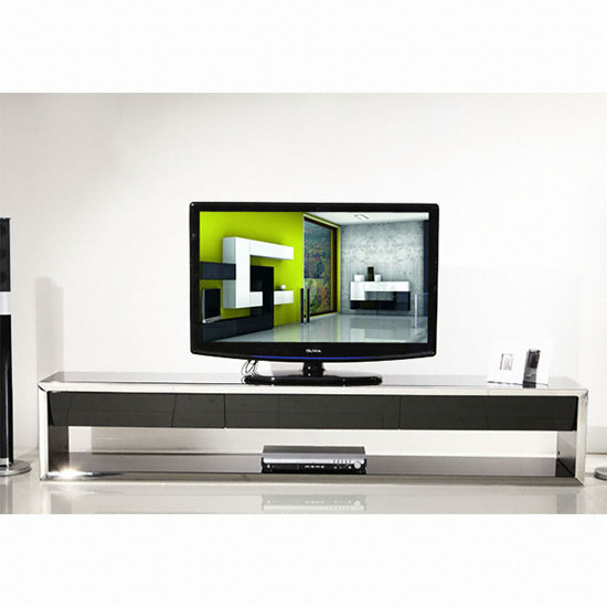 미사리가구 칼리(CALI) 강화유리 화이트 거실장