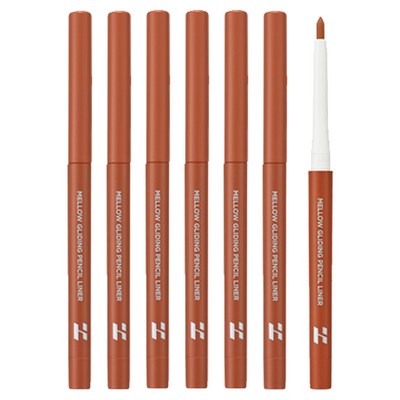 홀리카홀리카 멜로우 글라이딩 펜슬라이너 0.3g (6개)_이미지