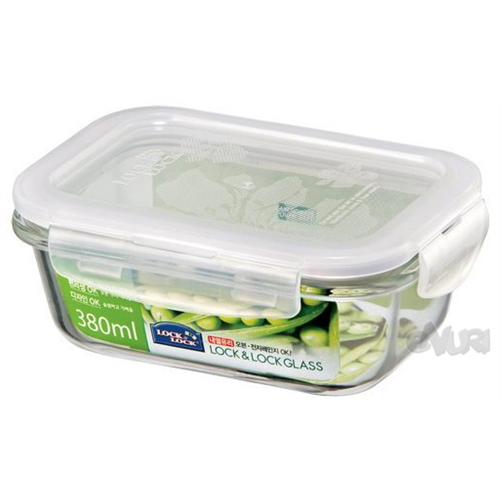 락앤락 오븐글라스 유로 내열밀폐 직사각 380ml (1개)_이미지