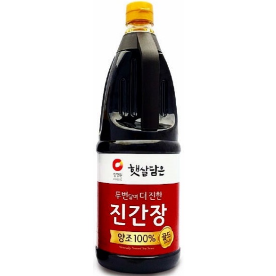 청정원 두번달여 더 진한 진간장 골드 1.7L (5개)_이미지